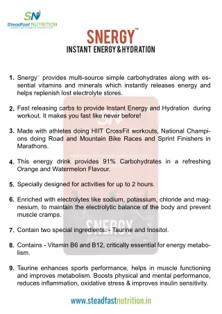 Instant Energy Drink