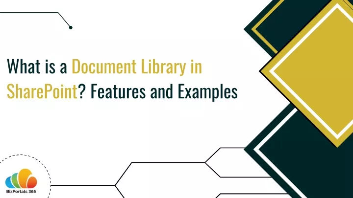 what is a document library in sharepoint features