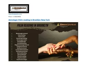 Astrologer Palm reading in Brooklyn New York