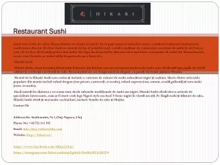 restaurant sushi