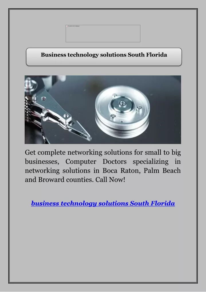 business technology solutions south florida