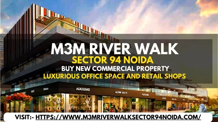 m3m river walk sector 94 noida buy new commercial