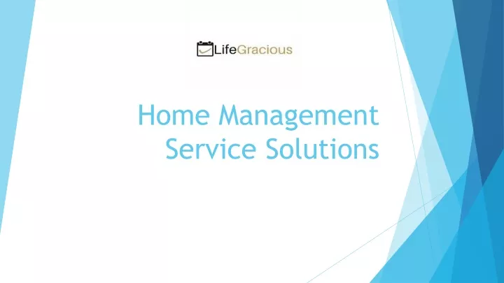 home management service solutions