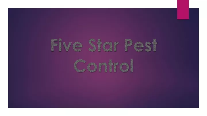 five star pest control