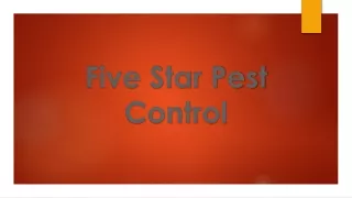 Emergency Pest Control Los Angeles, CA