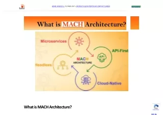 what-is-mach-architecture_