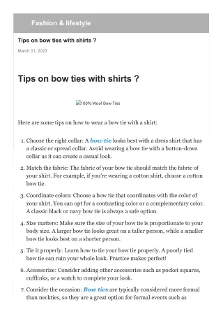 tips-on-bow-ties-with-shirts