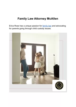 Family Law Attorney McAllen