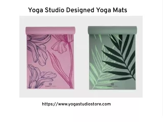Yoga Studio Designed Yoga Mats