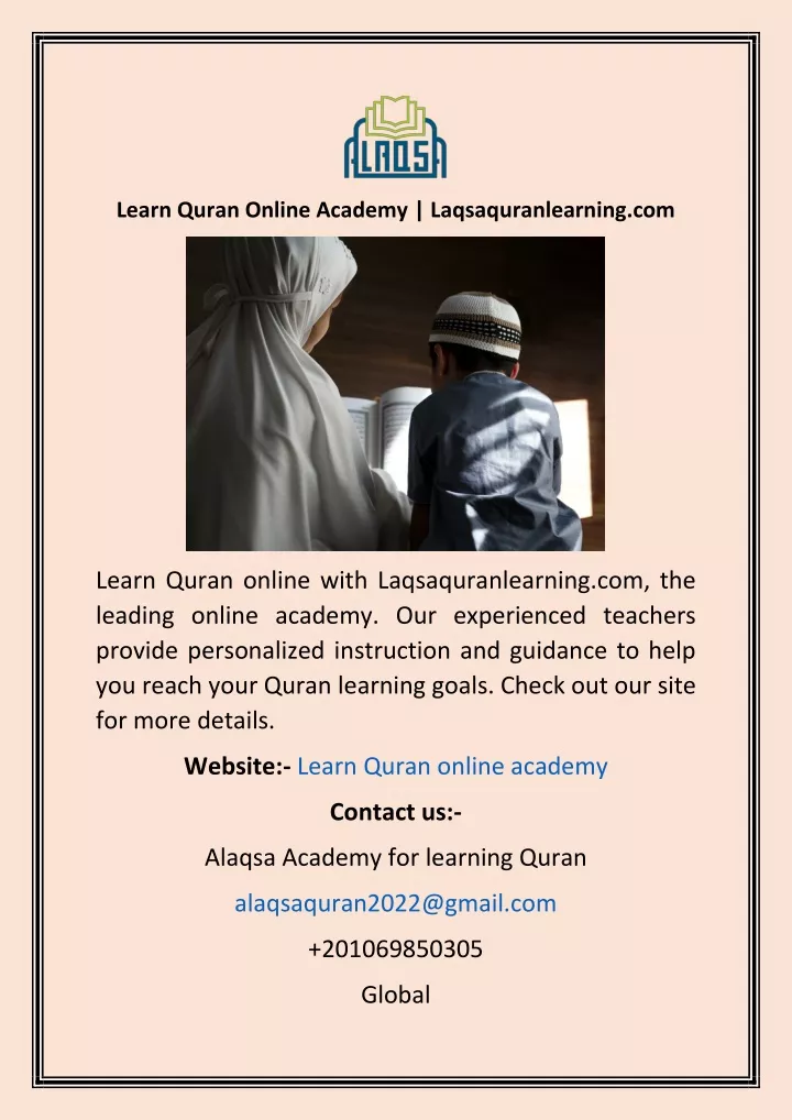 learn quran online academy laqsaquranlearning com
