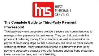 the complete guide to third party payment