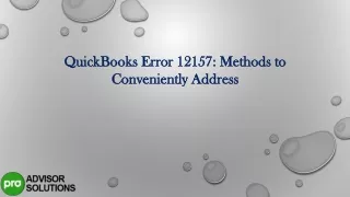 quickbooks error 12157 methods to conveniently