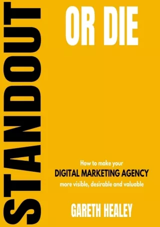 [ebook] download Standout or Die: How to Make Your Digital Marketing Agency More