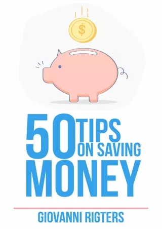 epub download 50 Tips On Saving Money: Ways to Save Money