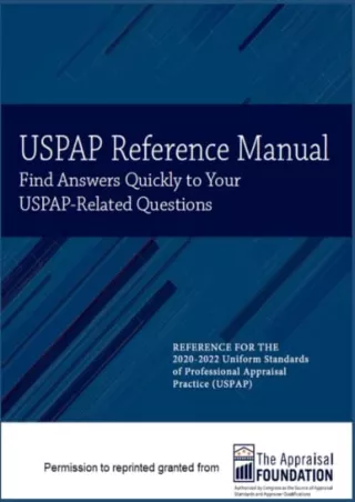 epub download USPAP Reference Manual
