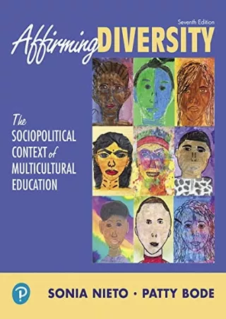 free pdf Affirming Diversity: The Sociopolitical Context of Multicultural Educat