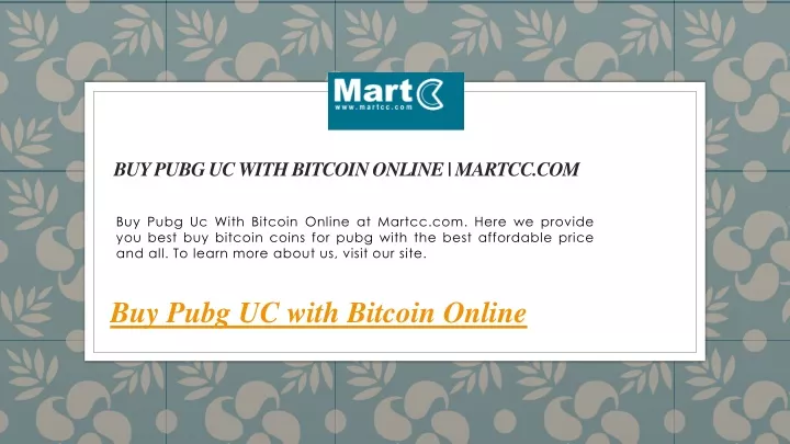 buy pubg uc with bitcoin online martcc com