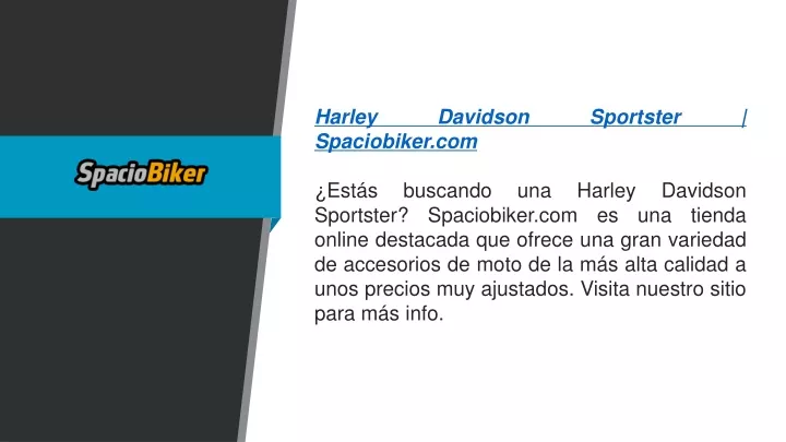 harley davidson sportster spaciobiker