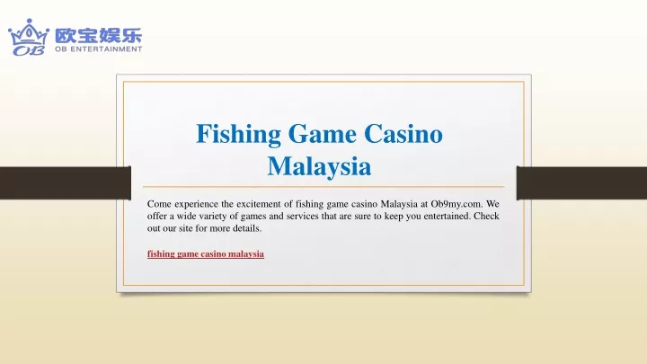 fishing game casino malaysia