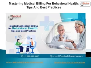 mastering medical billing for behavioral health tips and best practices