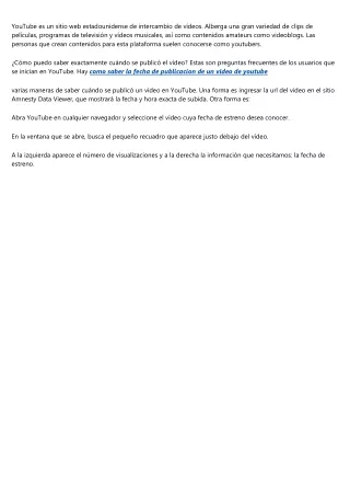 youtube es un sitio web estadounidense