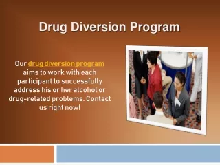 Drug Diversion Program