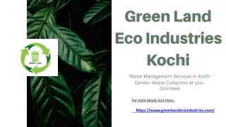 Waste Management Company in Kochi