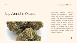 Buy Cannabis Ottawa