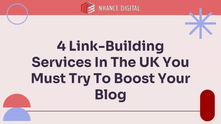 4 link building services in the uk you must try to boost your blog