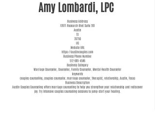 amy lombardi lpc