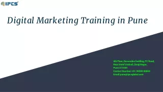 Digital Marketing Training in Pune