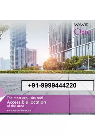 Wave One Gold Office Space, Wave One Noida Office Space Price List, Wave One