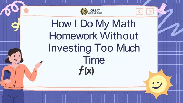 how i do my math homework without investing