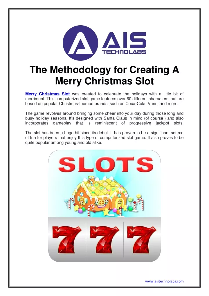 the methodology for creating a merry christmas