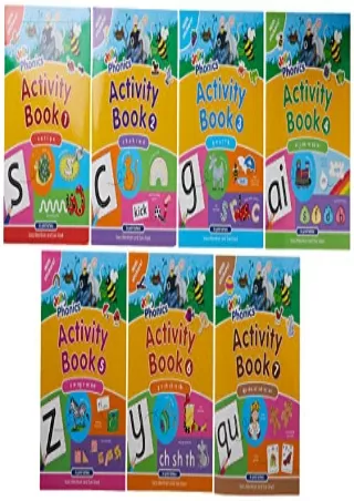 _PDF_ Jolly Phonics Activity Book Set: In Print Letters (1-7)