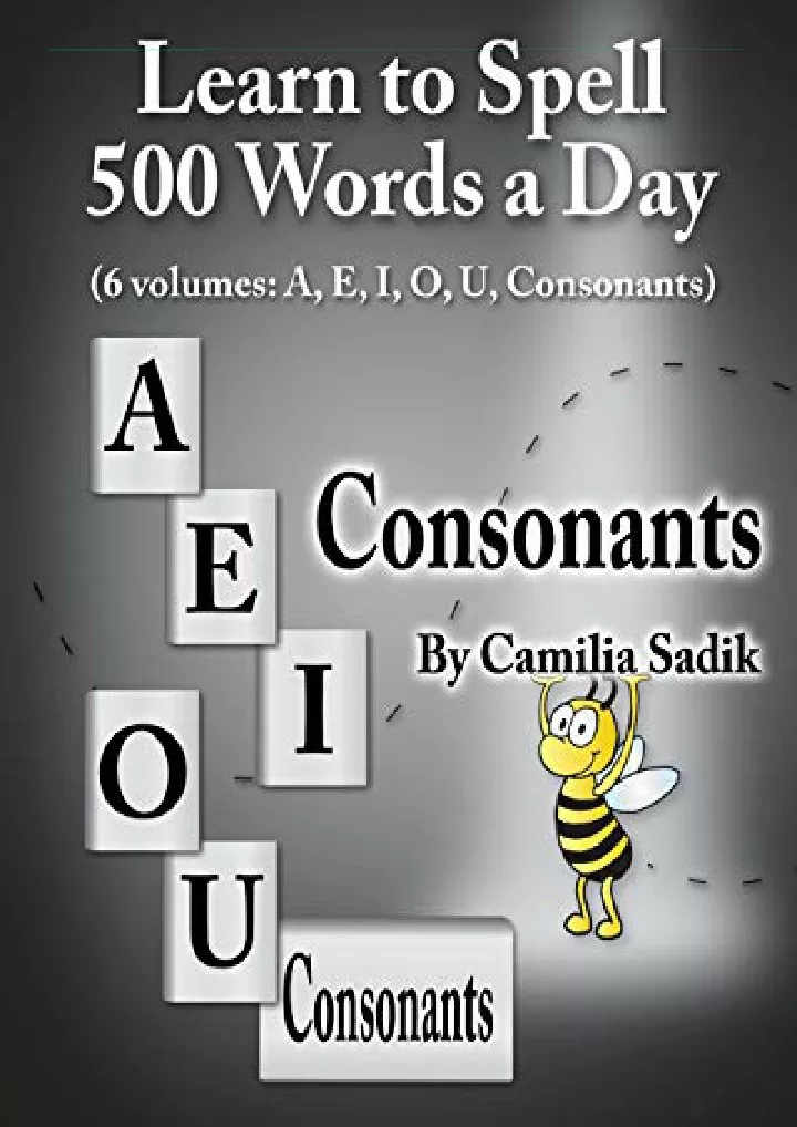 learn to spell 500 words a day the consonants