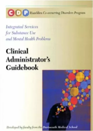 _PDF_ Hazelden Co-occurring Disorders Program Clinical Administrators Guidebook: