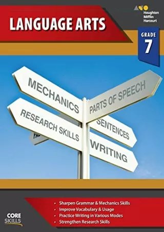 DOWNLOAD/PDF  Houghton Mifflin Harcourt Core Skills Language Arts: Workbook Grad