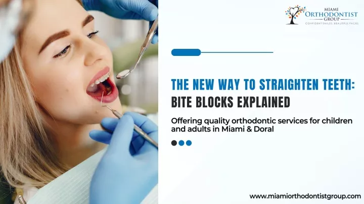 the new way to straighten teeth bite blocks