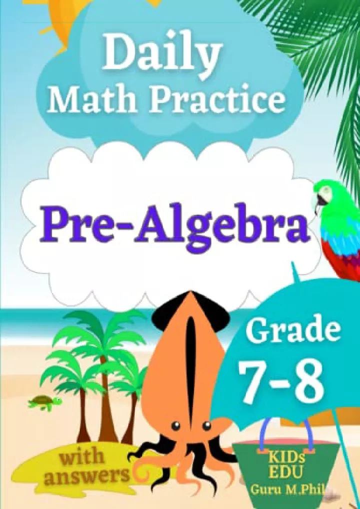 daily math practice pre algebra grade