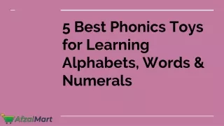 5 best phonics toys for learning alphabets words numerals