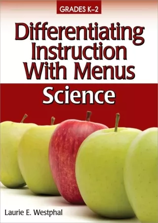 $PDF$/READ/DOWNLOAD Differentiating Instruction With Menus: Science (Grades K-2)