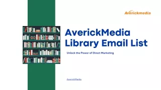 Reliable Library Email List for Connecting with Library Professionals