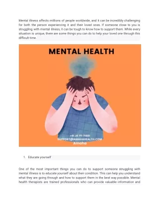 mental illness affects millions of people