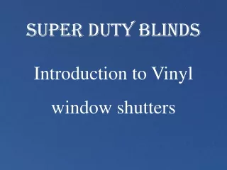 super duty blinds