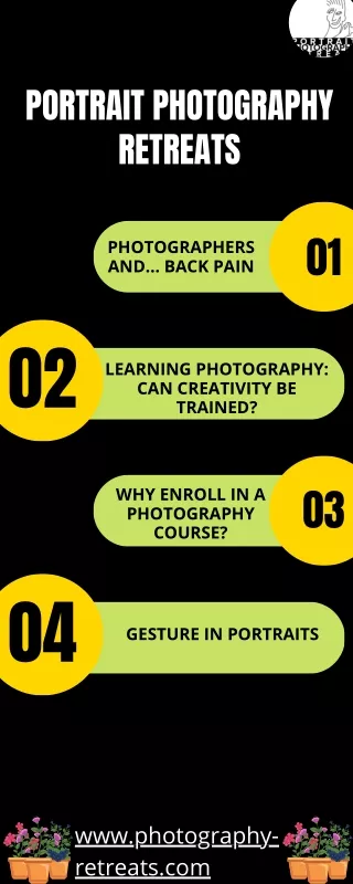 portrait photography retreats