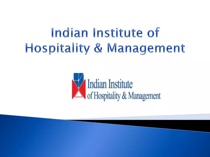 indian institute of hospitality management