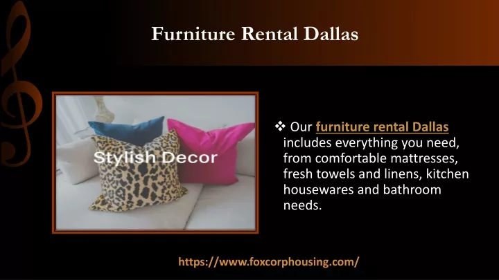 furniture rental dallas