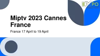 Miptv 2023 Cannes France