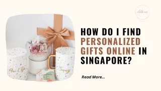How do I find personalized gifts online in Singapore